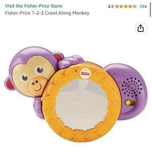 Fisher Price 123 Crawl Along Monkey